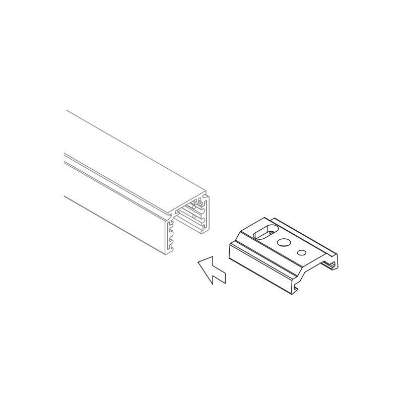 TAL TRACK 48V SURFACE - CEILING FIXATION CLIP 