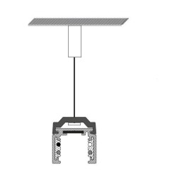TAL TRACK 48V SURFACE - PENDANT CLIP + SUSP STEEL WIRE 6m 