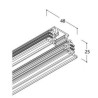 TAL TRACK 48V TRIMLESS - 2000MM 