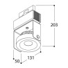 Tal Lighting WODAN TRACK 1xBEAUFORT² MAINS DIMMABLE Schienenleuchte