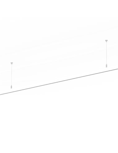 Wever & Ducré 48V DALI tracks | suspended indirect light Track Profile 3m