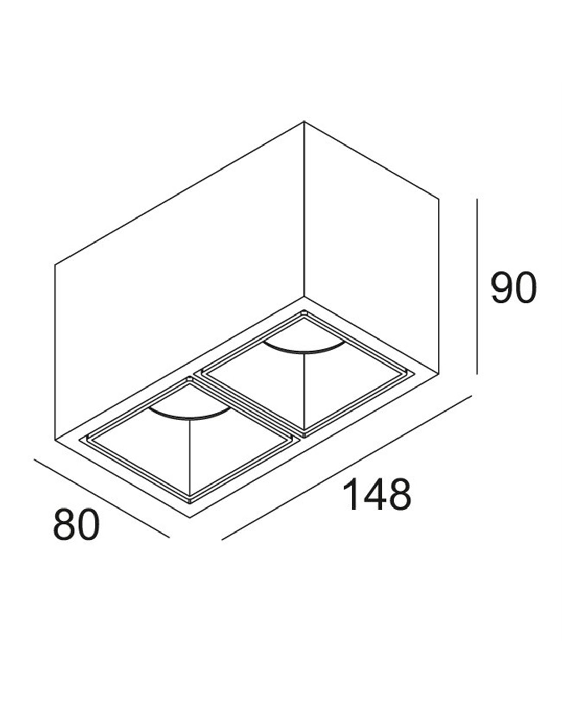 Contenitore Light Box L 17.8 x H 13.2 x P 39.6 cm trasparente