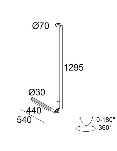 Delta Light XY180 S121 Ceiling lamp