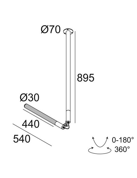 Delta Light XY180 S81 Ceiling lamp