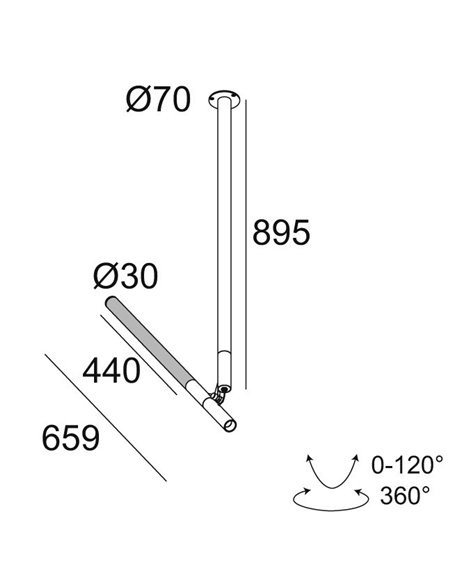 Delta Light XY180 S81 MINI Ceiling lamp