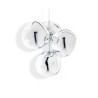 melt led chandelier small chrome 2
