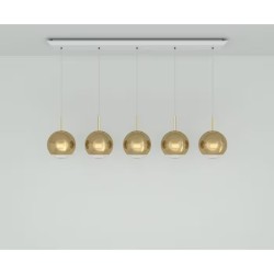 Tom Dixon Mirror Ball Linear Led suspension lamp