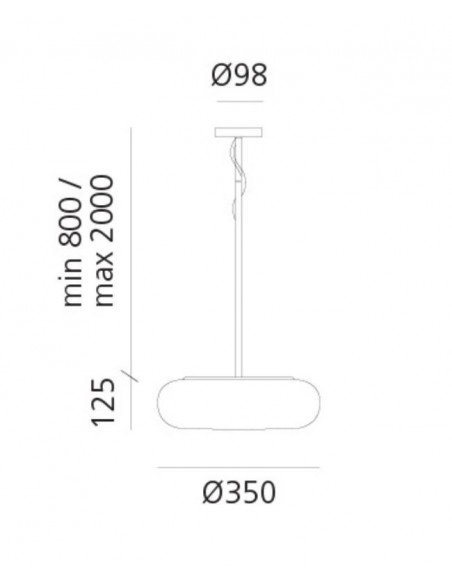 Artemide Itka 35 suspended lamp