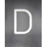 Artemide Alphabet Of Light Wall lamp "D" uppercase