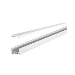 Integratech Profile SL Flat 15x12 alu 3m milky cover incl. acc