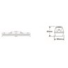 Integratech HWDP 1,2m IP66 Sensor + em 3h Deckenlampe