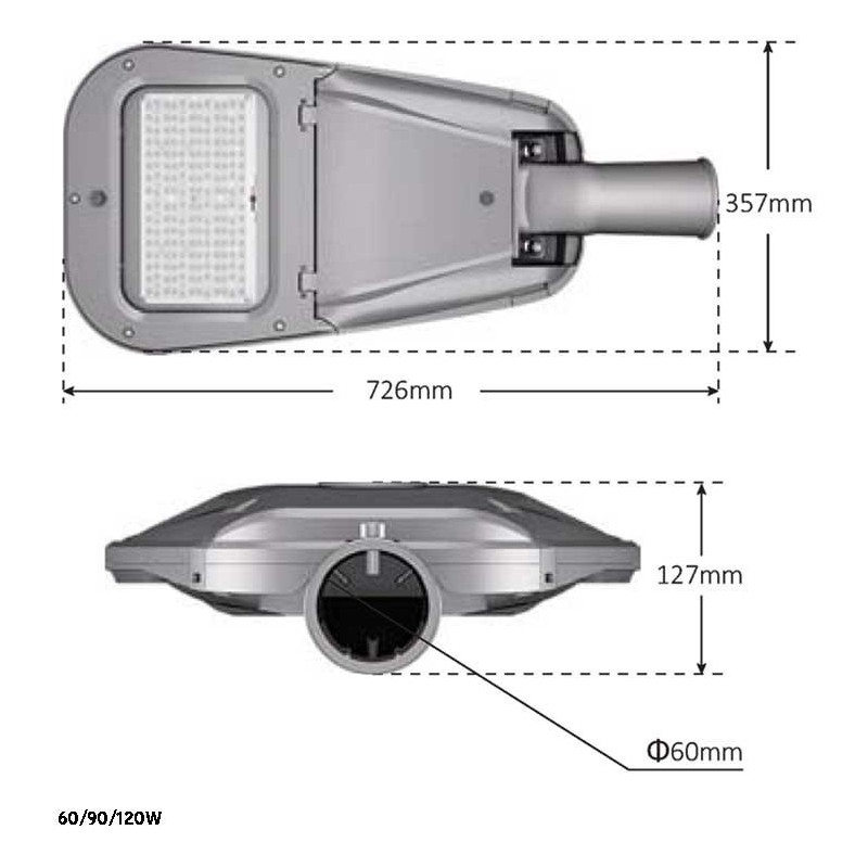 Integratech Streetlight 2018 Type 2 Pollerleuchte
