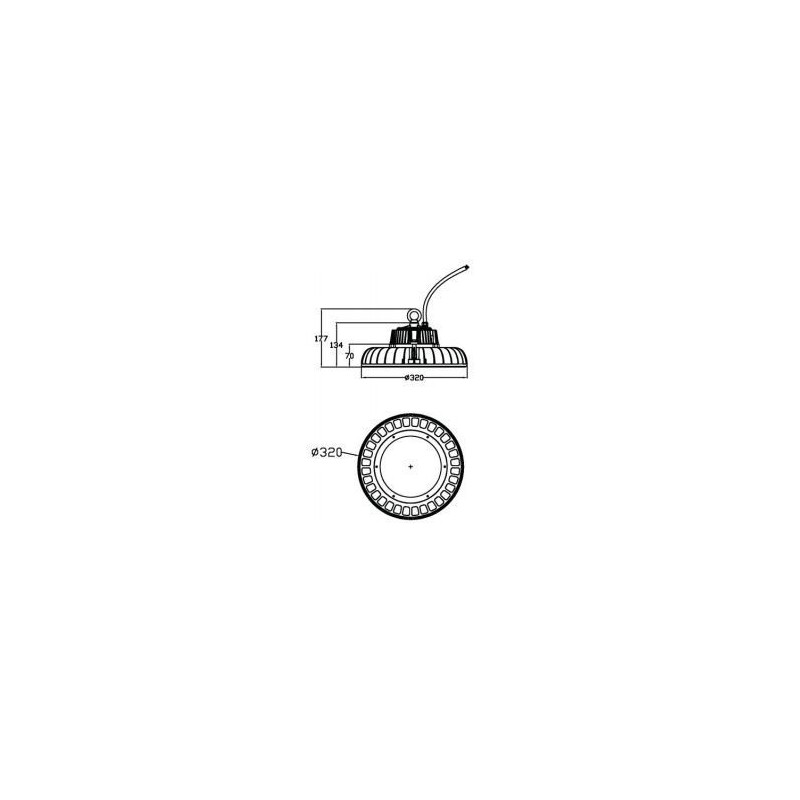 Integratech Highbay PHB 150W IP65 dimmable 1-10V