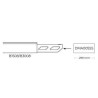 Integratech Dreamline steel endbox for support profile
