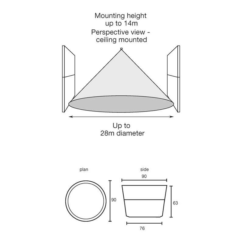 Integratech PIR surface IP20 wide beam Integraconnect