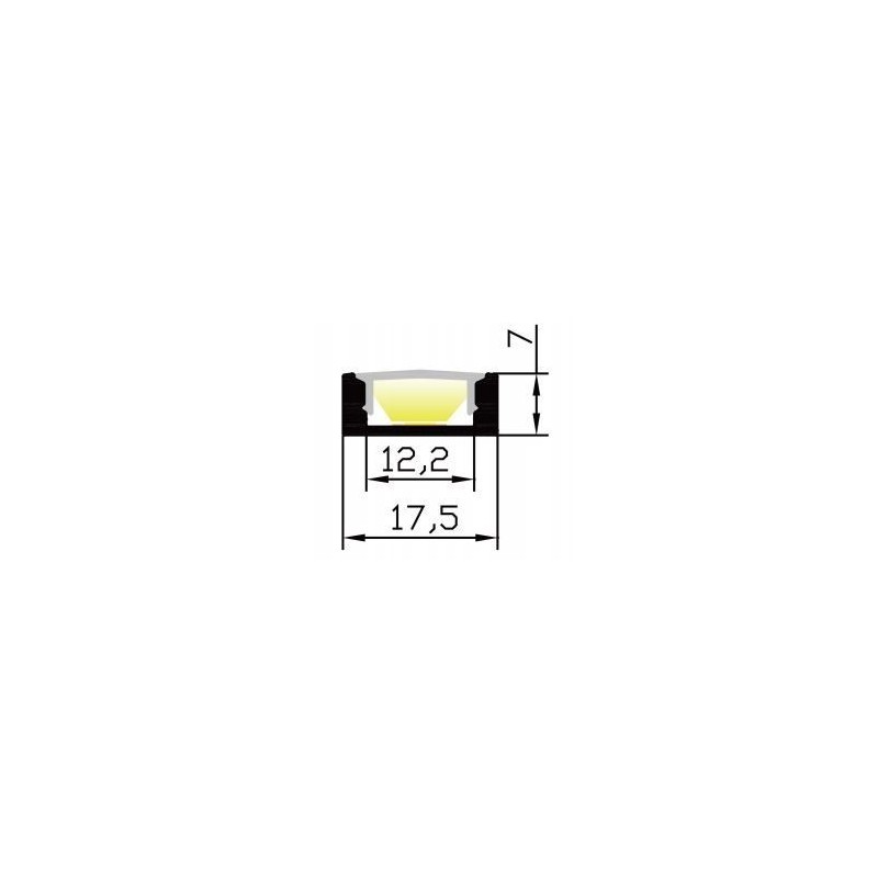 Integratech LED profile SL7 Complete kit