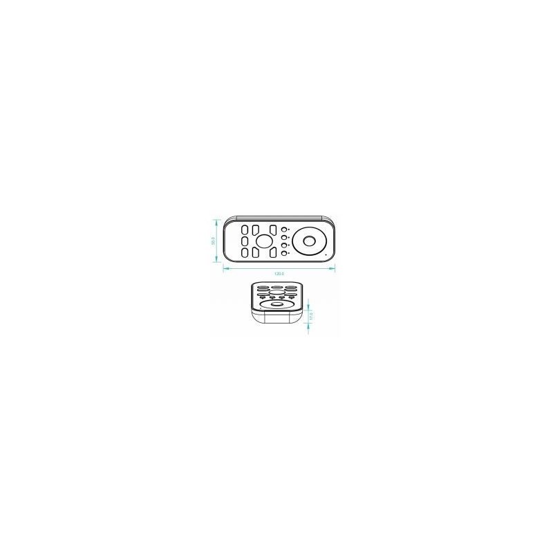 Integratech Remote control RF bi-color 24VDC 4x5A 4 zones