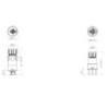 Integratech Connection kit 3p IP68 2,5mm² male-female