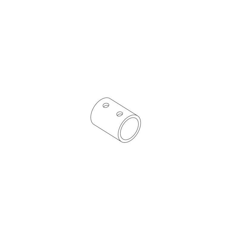 Integratech Streetlight adapter 60/40mm dark grey RAL9022