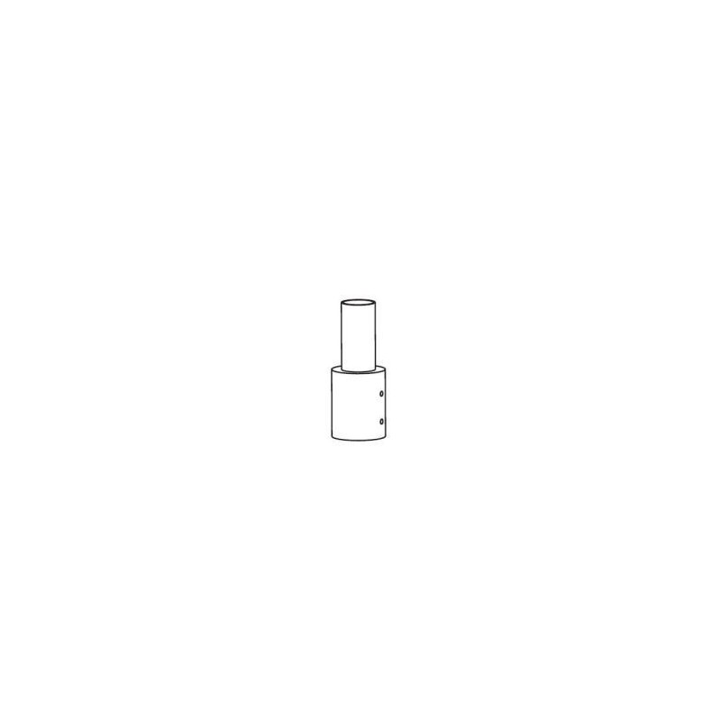 Integratech Streetlight adapter 60/80mm light grey (RAL9022)