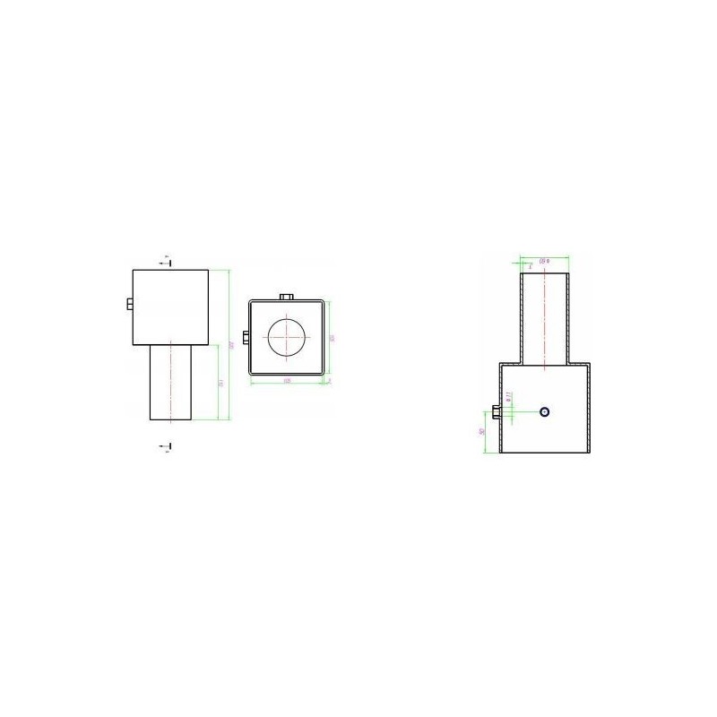 Integratech Streetlight adapter S105/R60mm