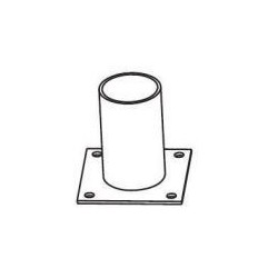 Integratech Streetlight wall bracket T 60mm black