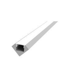 Integratech Profile ALU45 alu 2m Transparant cover incl. accessories