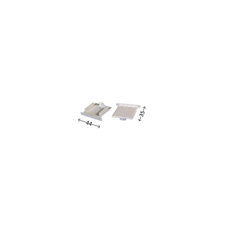 Integratech Endcap for profile RPL3535 without cable entry