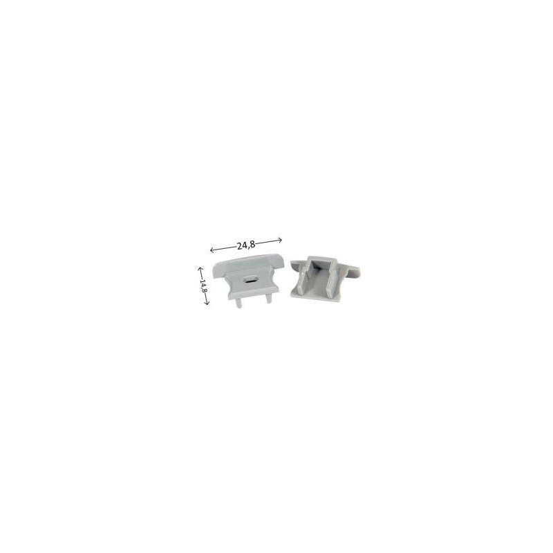 Integratech Endcap for profile RSL15