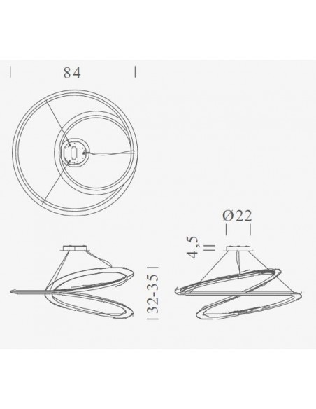 Nemo Kepler Minor down Hanging lamp