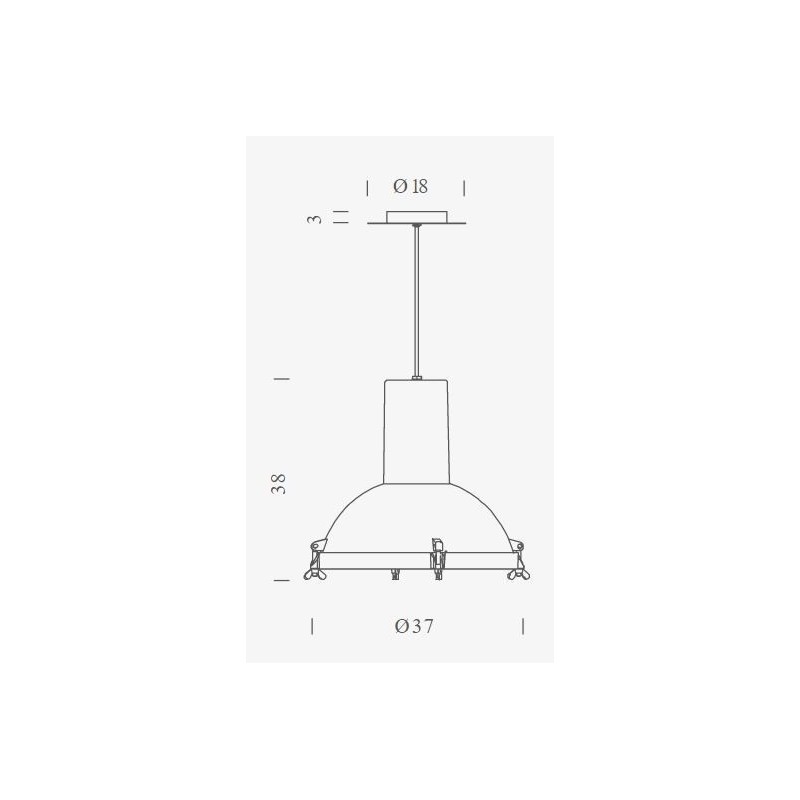 Nemo Projecteur 365 IP 54 Hanging lamp