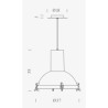 Nemo Projecteur 365 IP 54 Hanging lamp