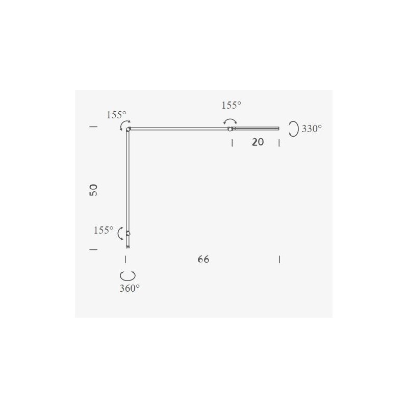 Nemo UNTITLED Linear Table lamp / wall lamp