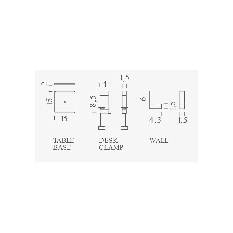 Nemo UNTITLED Linear Table lamp / wall lamp