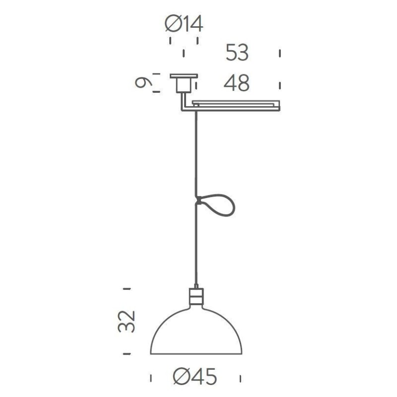 Nemo AS41Z Suspension lamp