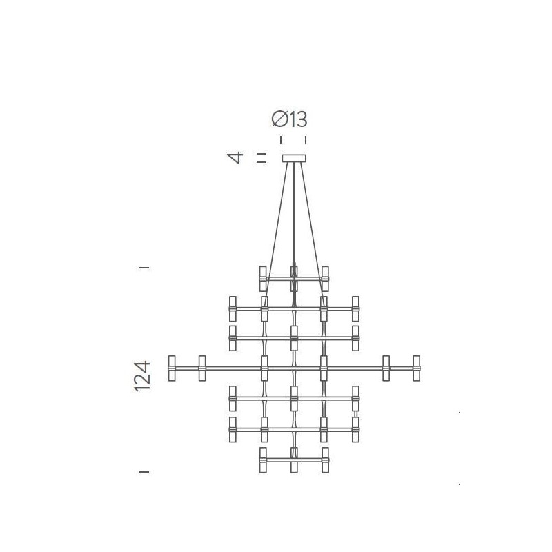 Nemo Crown magnum Suspension lamp