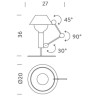 Nemo Mr. Light short Table lamp