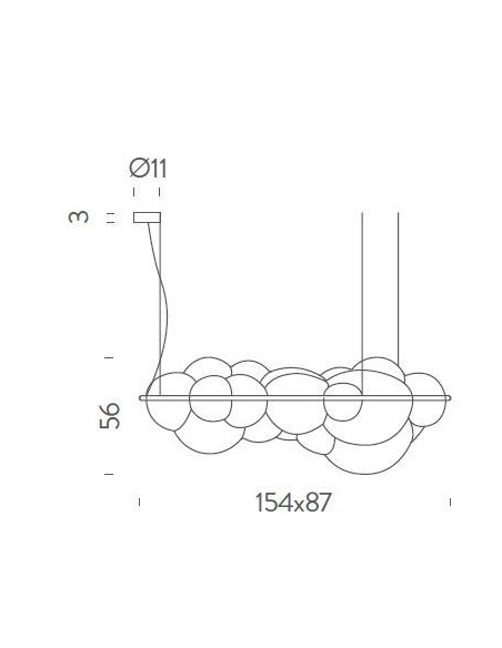 Nemo Nuvola Suspension lamp