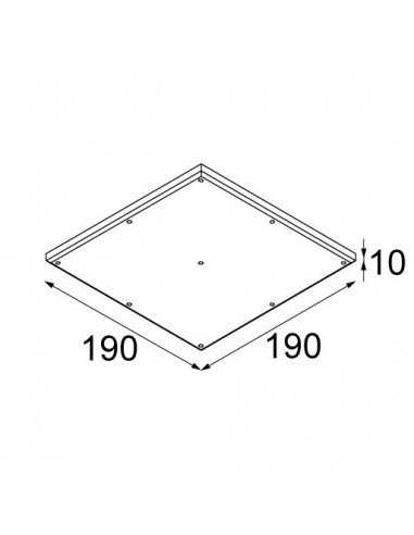 Modular Gypsum fibreboard 190x190