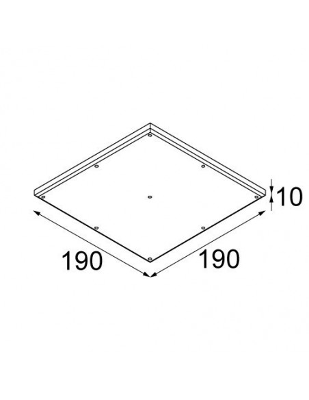 Modular Gypsum fibreboard 190x190