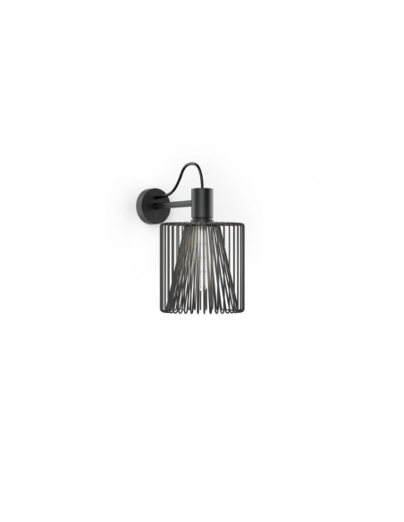 Wever & Ducré Wiro 1.8 Wiro Wall Surf E27 Black wall lamp Outlet