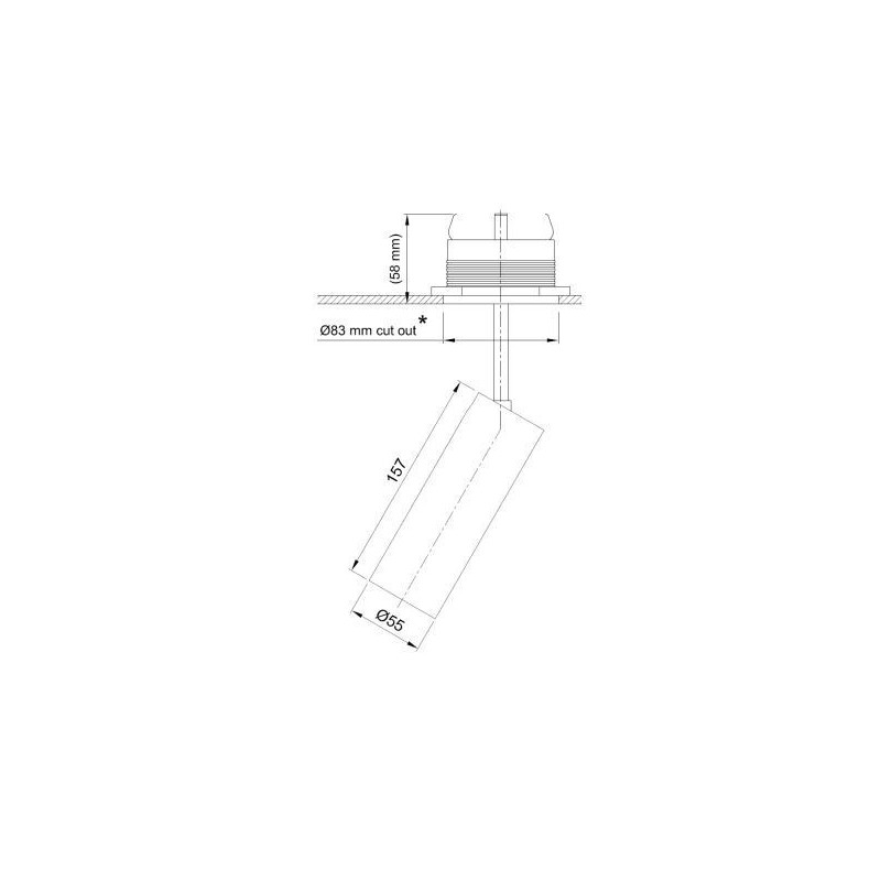 Tekna POT 6 - TRIMLESS GU10 LED Einbaustrahler