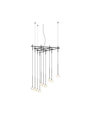 Vibia Algorithm 10X Triangle Recessed - 0827 suspension lamp