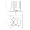 BRICK IN THE WALL Indox R 50 IP54 Bathoom LED 500 lm CRI80 remote driver WARMDIM