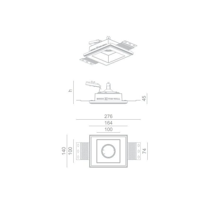 BRICK IN THE WALL Indox 50 Es IP54 Bathroom