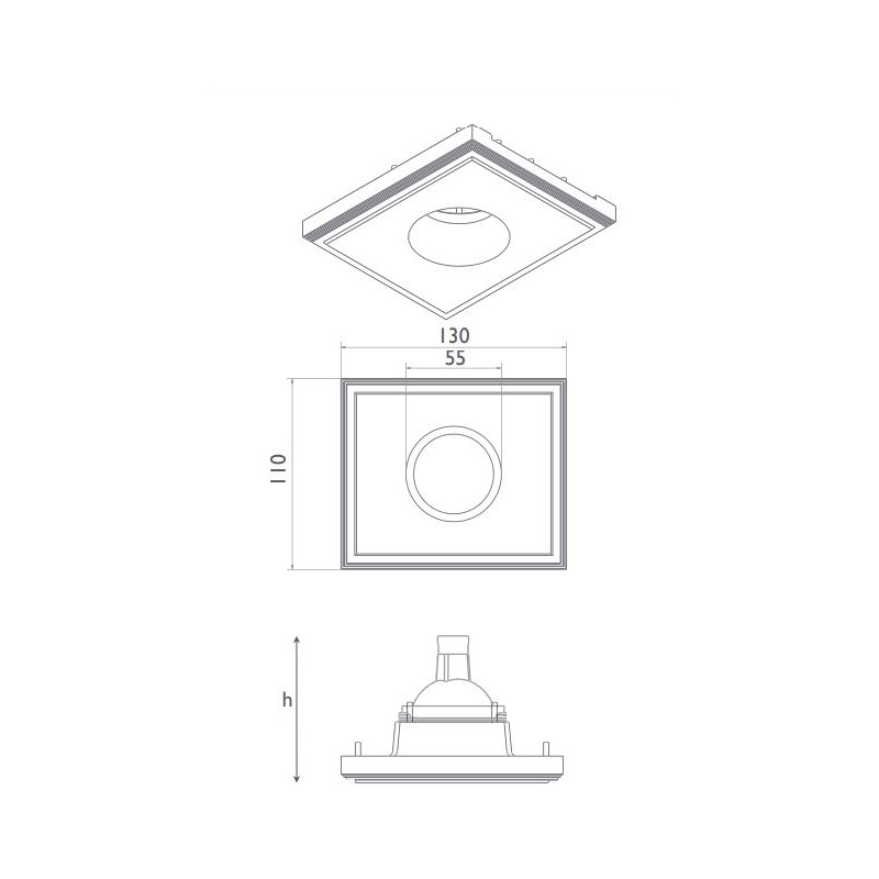BRICK IN THE WALL Pixo 30 IP54 Outdoor LED 600 lm 230VAC