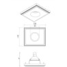 BRICK IN THE WALL Pixo 30 IP54 Outdoor LED 600 lm 230VAC