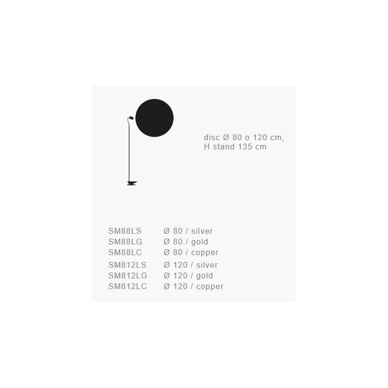 Catellani & Smith Stchu-Moon 08 Ø 120 Stehlampe