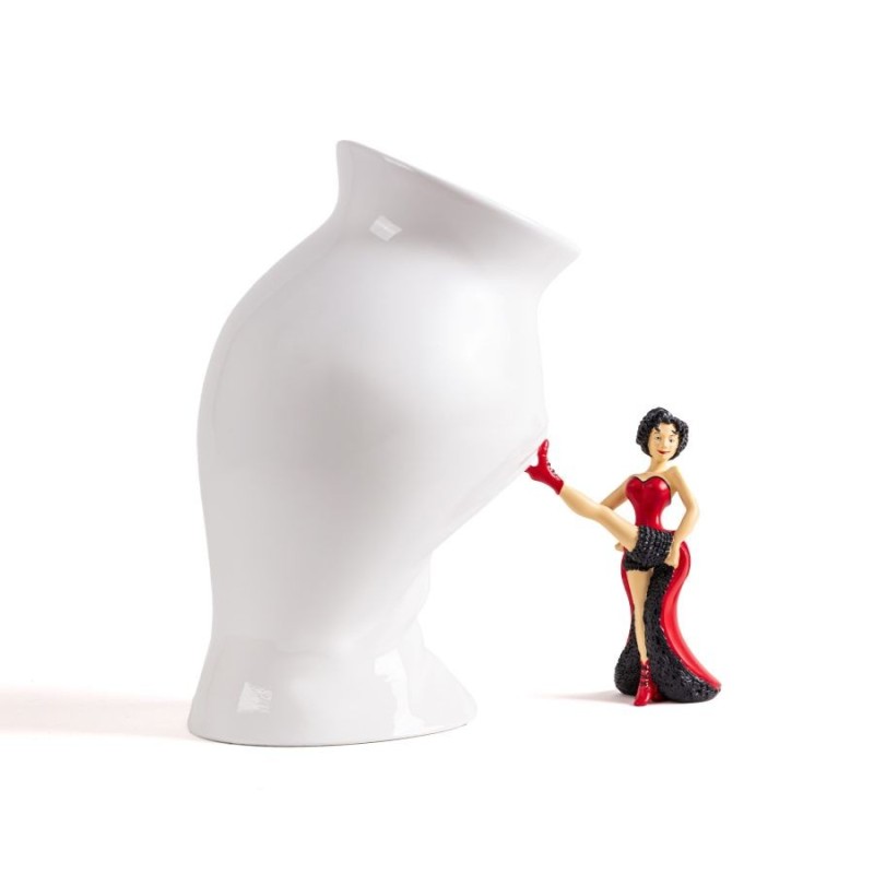 SELETTI CIRCUS Vase 28 x 17,5 x 28,5 cm - Lucy