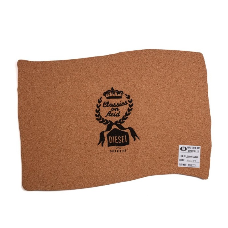 SELETTI DIESEL LIVING-CLASSIC ON ACID Untersetzer 49 x 35 cm Korken - Acid Flower A